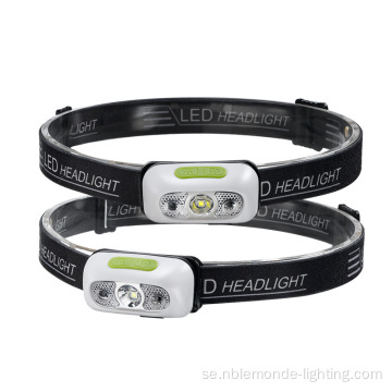 Laddningsbar högeffekt för rörelse Sensor Head Torch Light